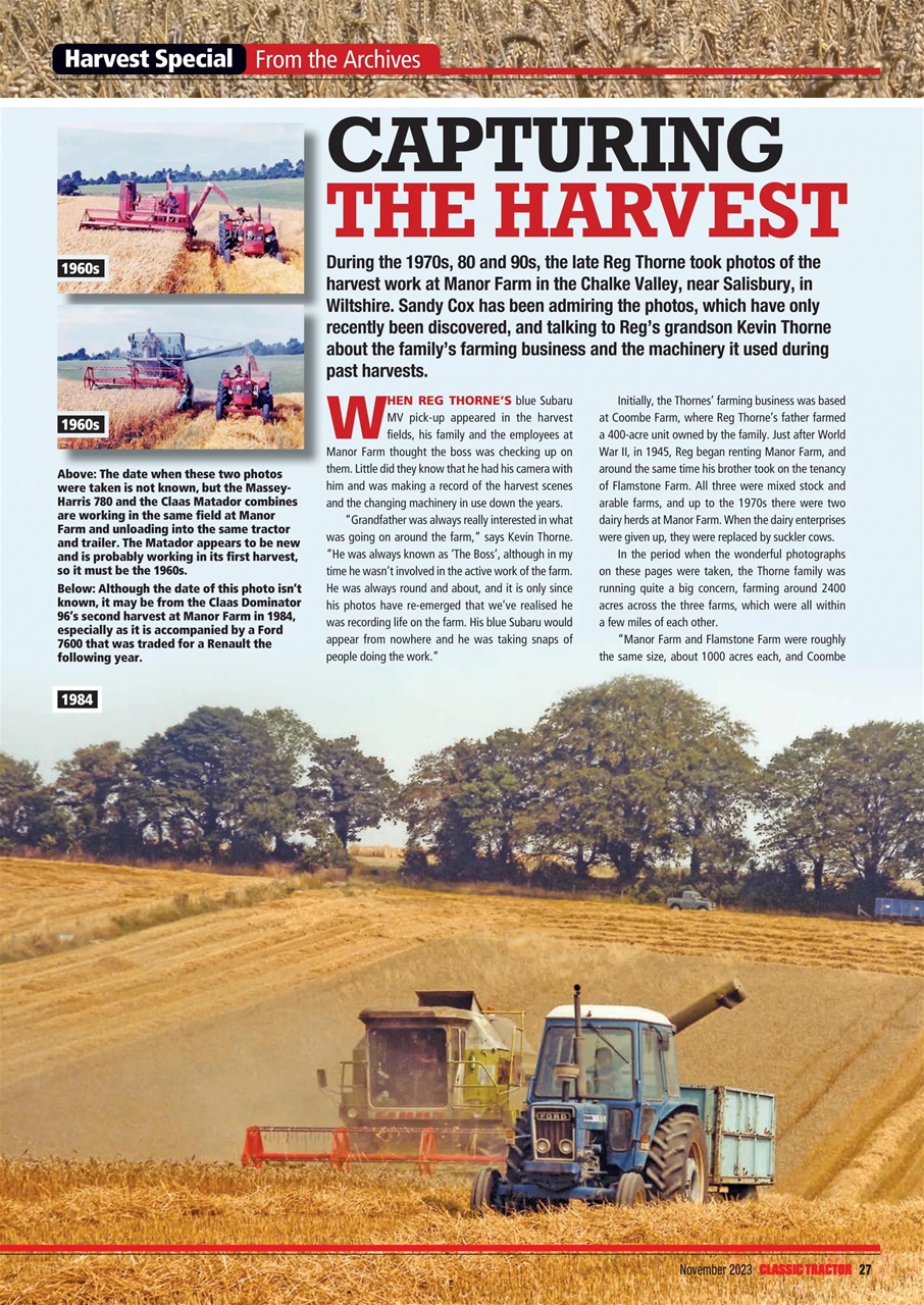 Classic Tractor Preview Pages