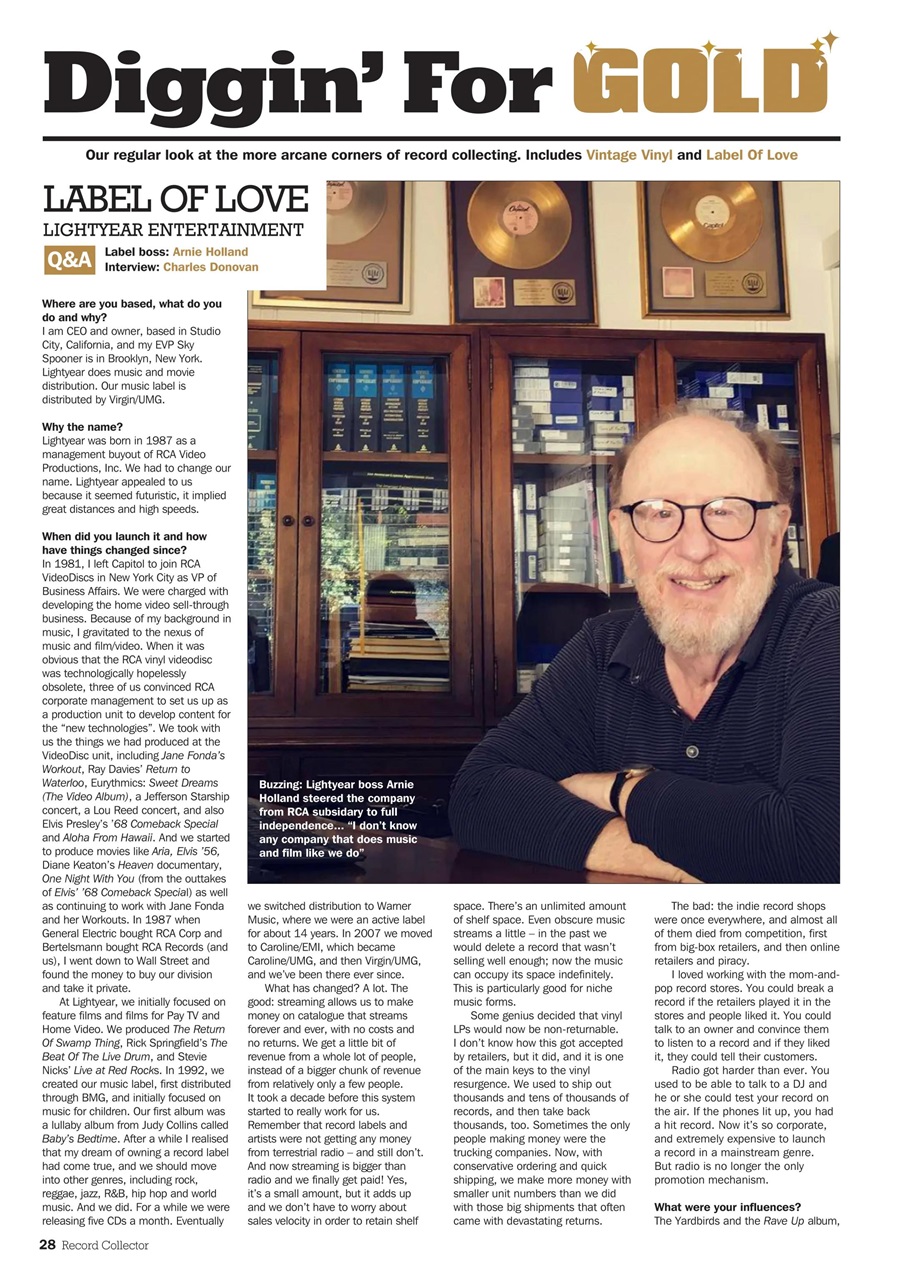 Record Collector Preview Pages