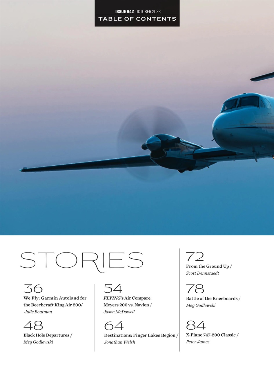 FLYING Magazine Preview Pages