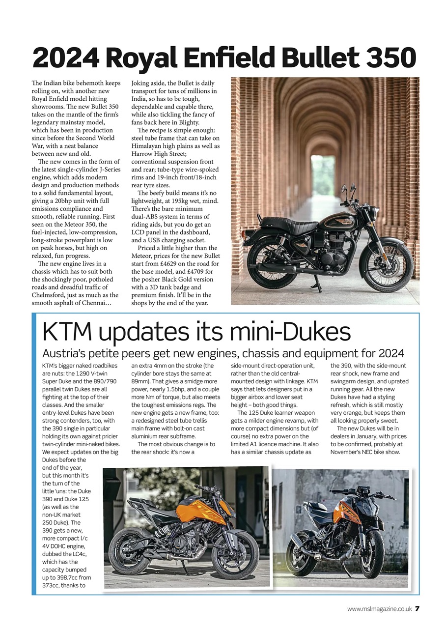 Motorcycle Sport & Leisure Preview Pages