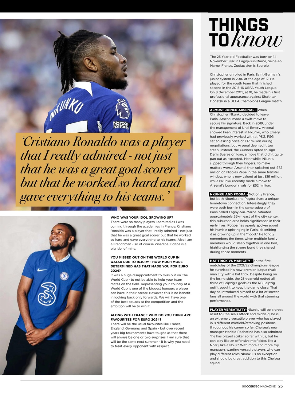 Soccer 360 Preview Pages