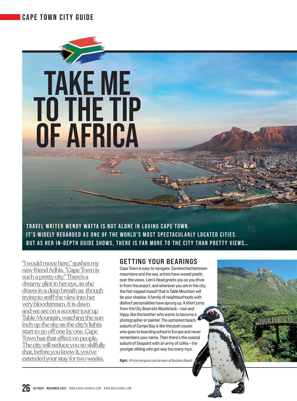 MSAFIRI – Kenya Airways Inflight Preview Pages