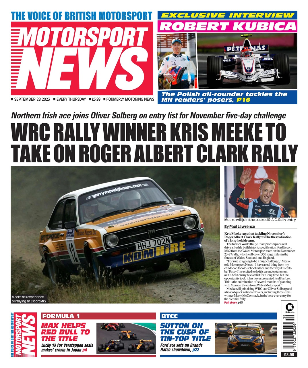 Motorsport News Preview Pages