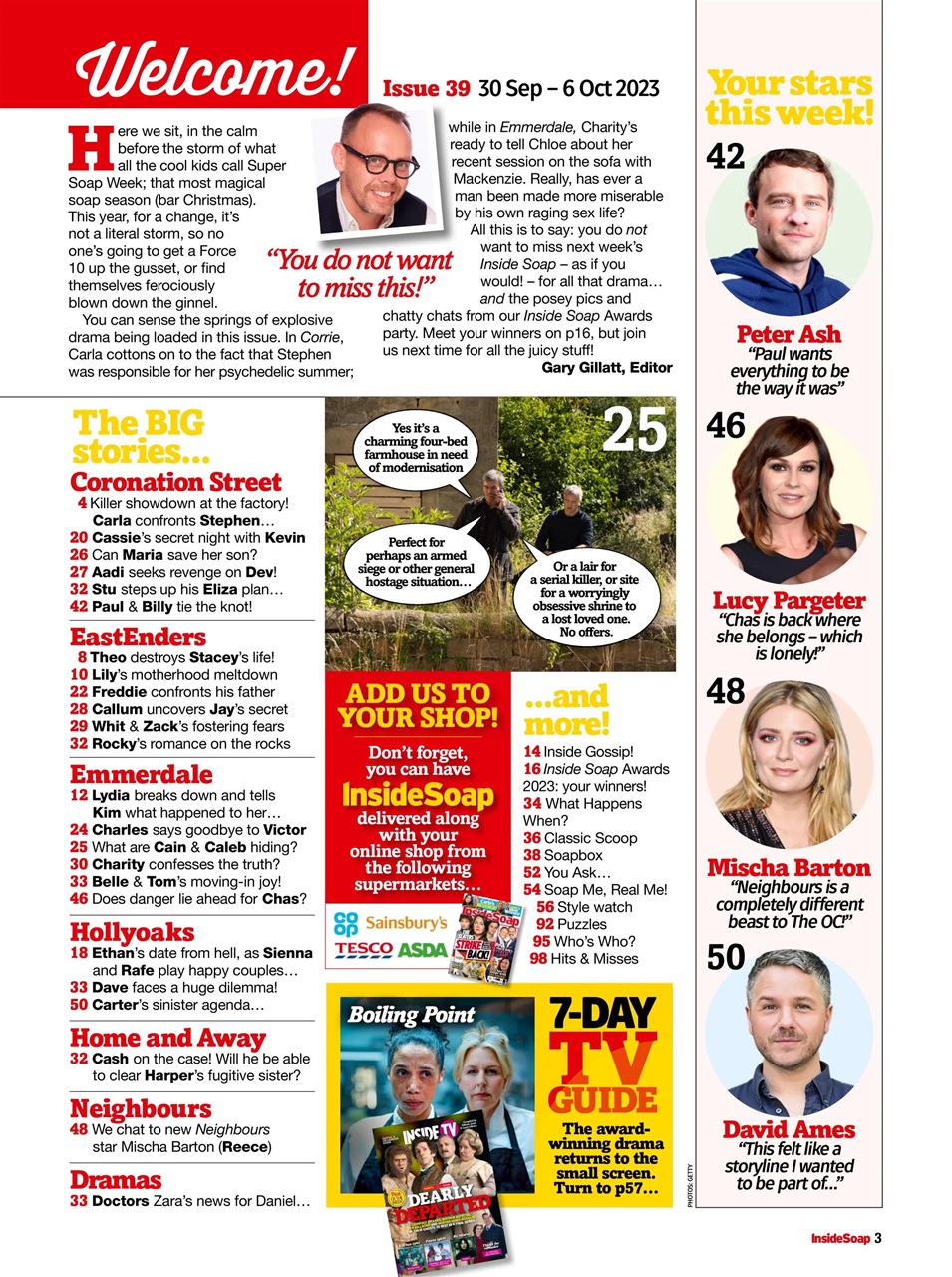 Inside Soap Preview Pages