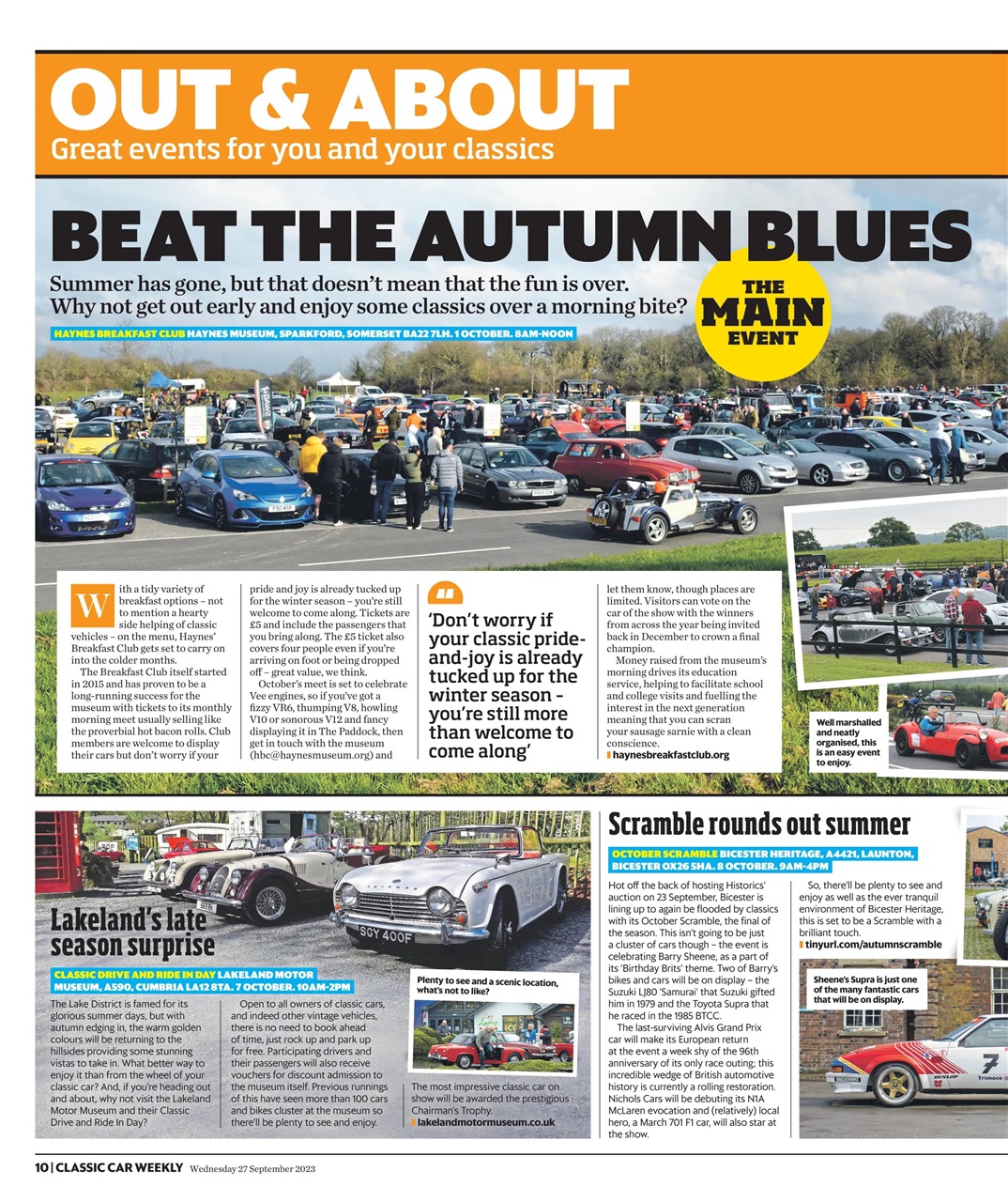Classic Car Weekly Preview Pages