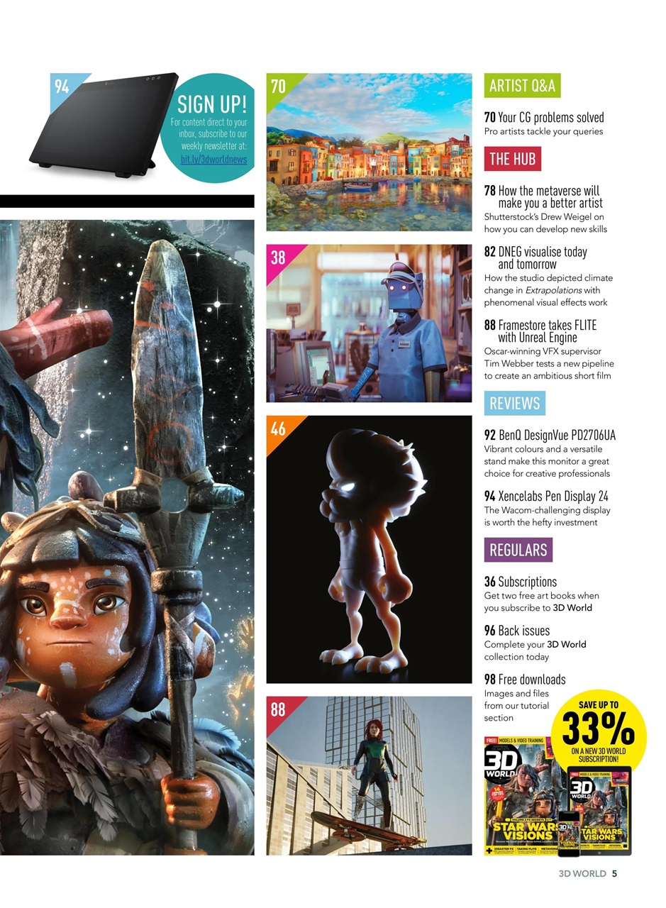 3D World Preview Pages