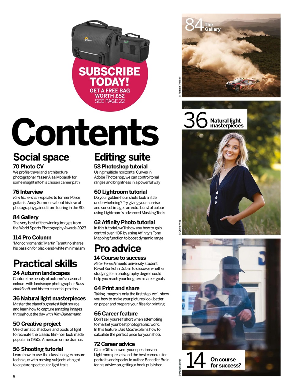 Digital Photographer Preview Pages