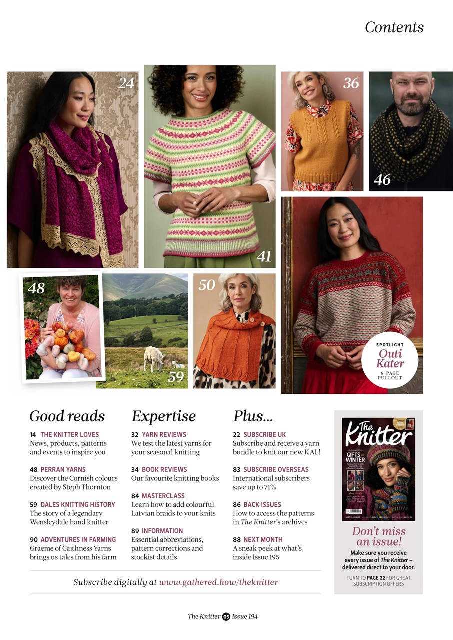 The Knitter Preview Pages