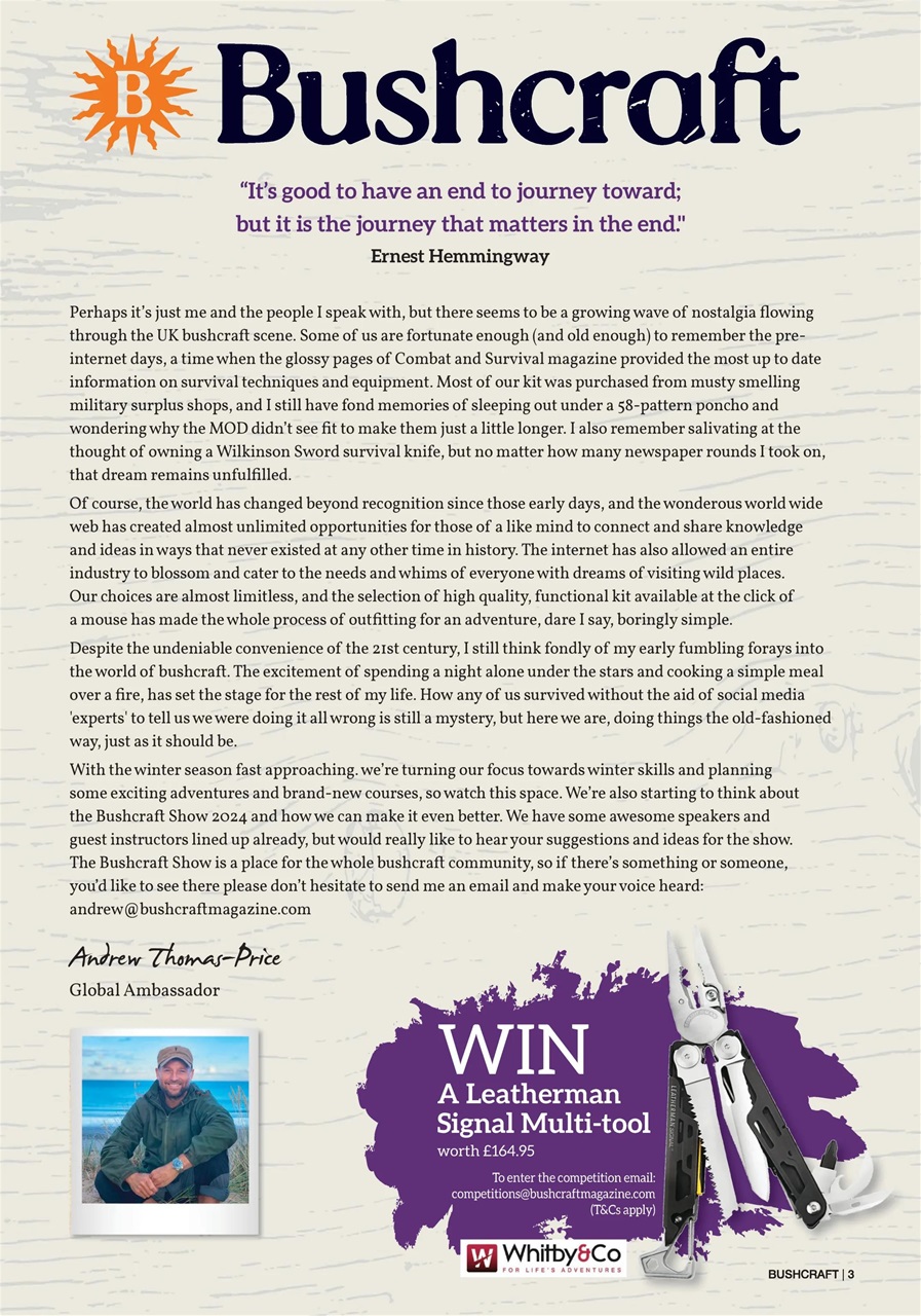 Bushcraft & Survival Skills Magazine Preview Pages