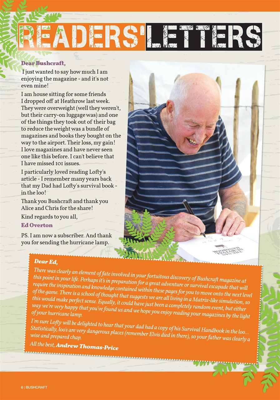 Bushcraft & Survival Skills Magazine Preview Pages