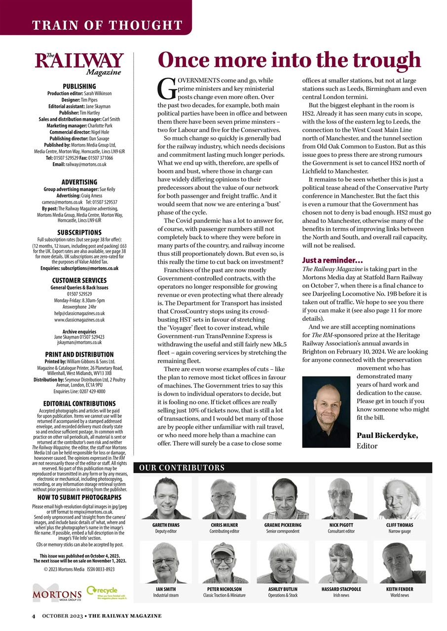 Railway Magazine Preview Pages