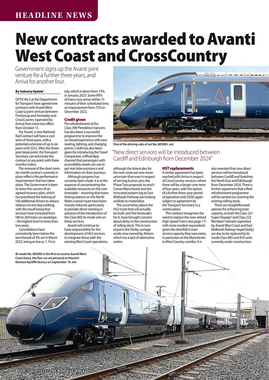 Railway Magazine Preview Pages