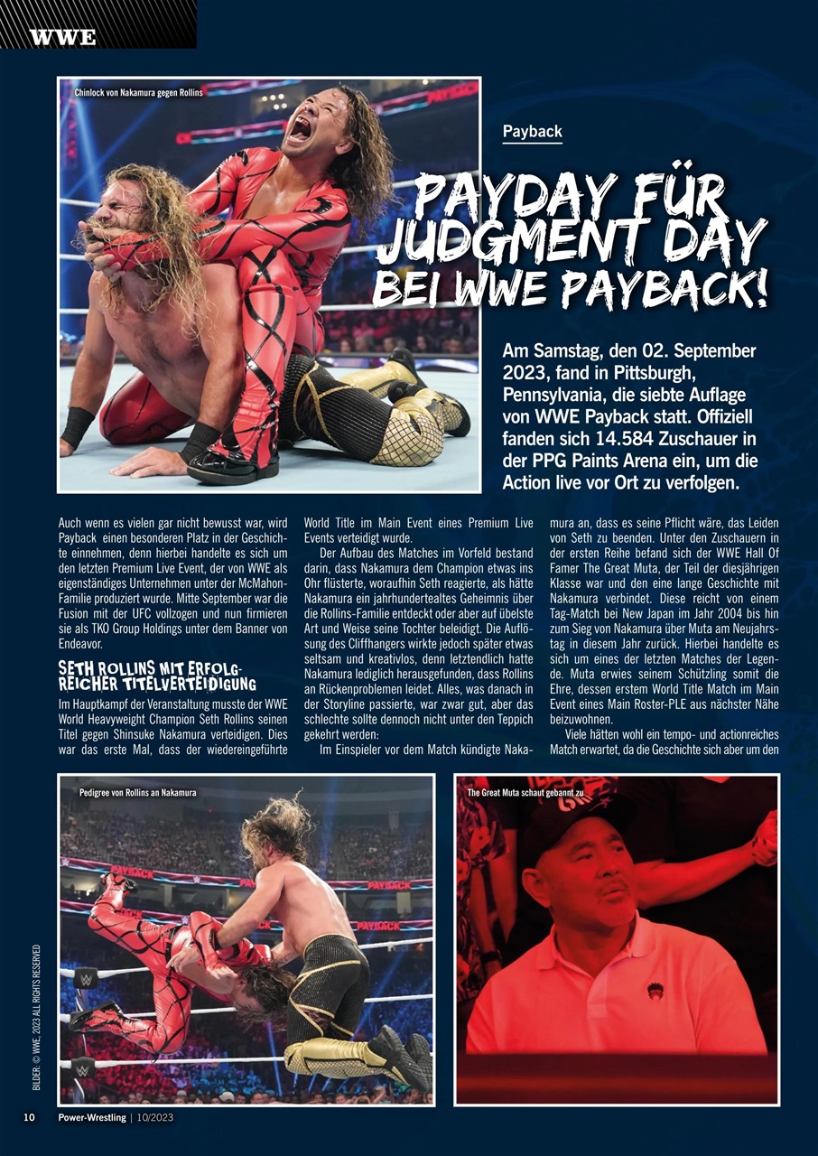 Power-Wrestling Preview Pages