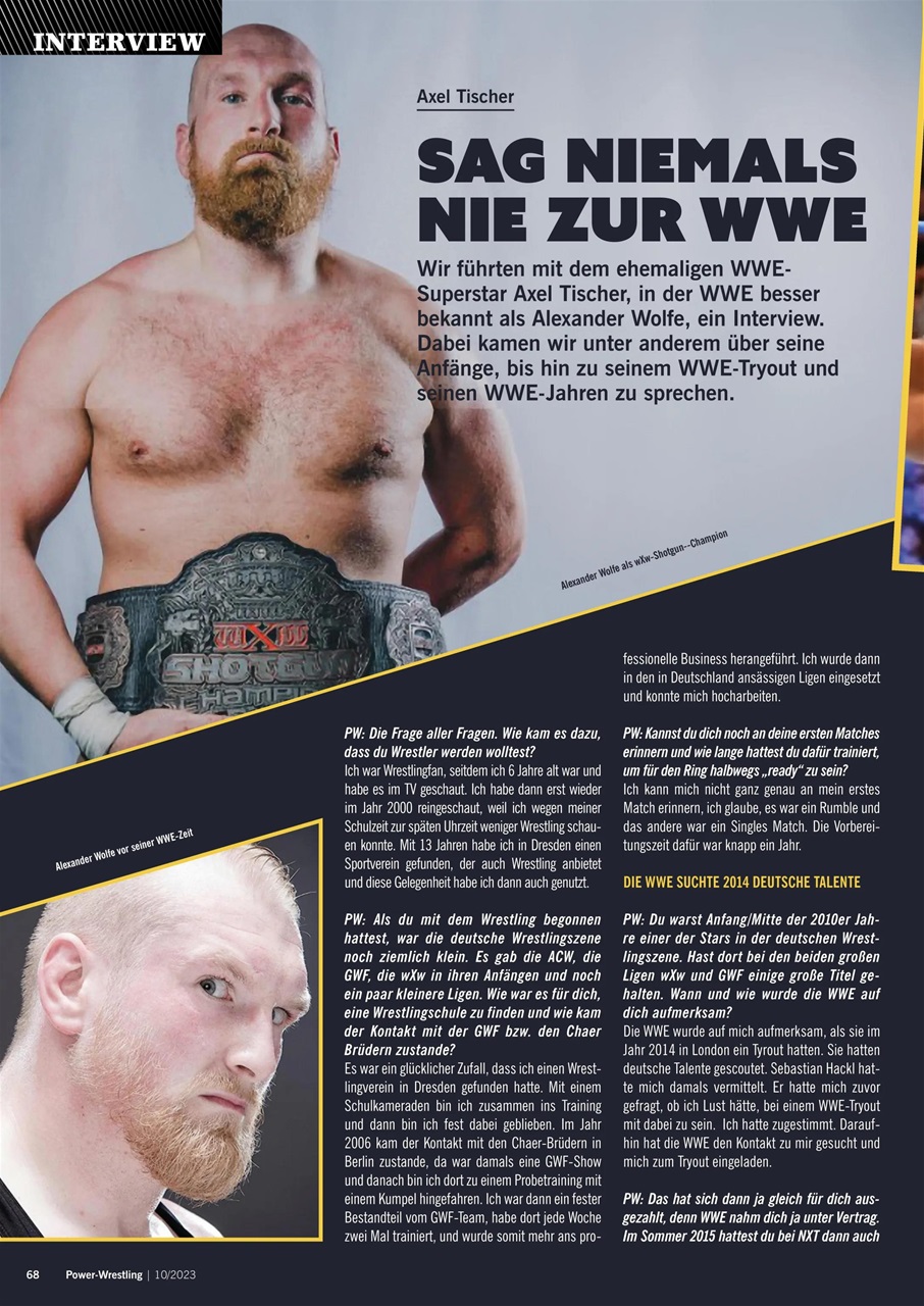 Power-Wrestling Preview Pages