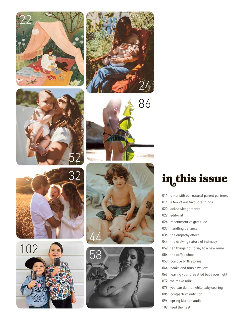 The Natural Parent Magazine Preview Pages