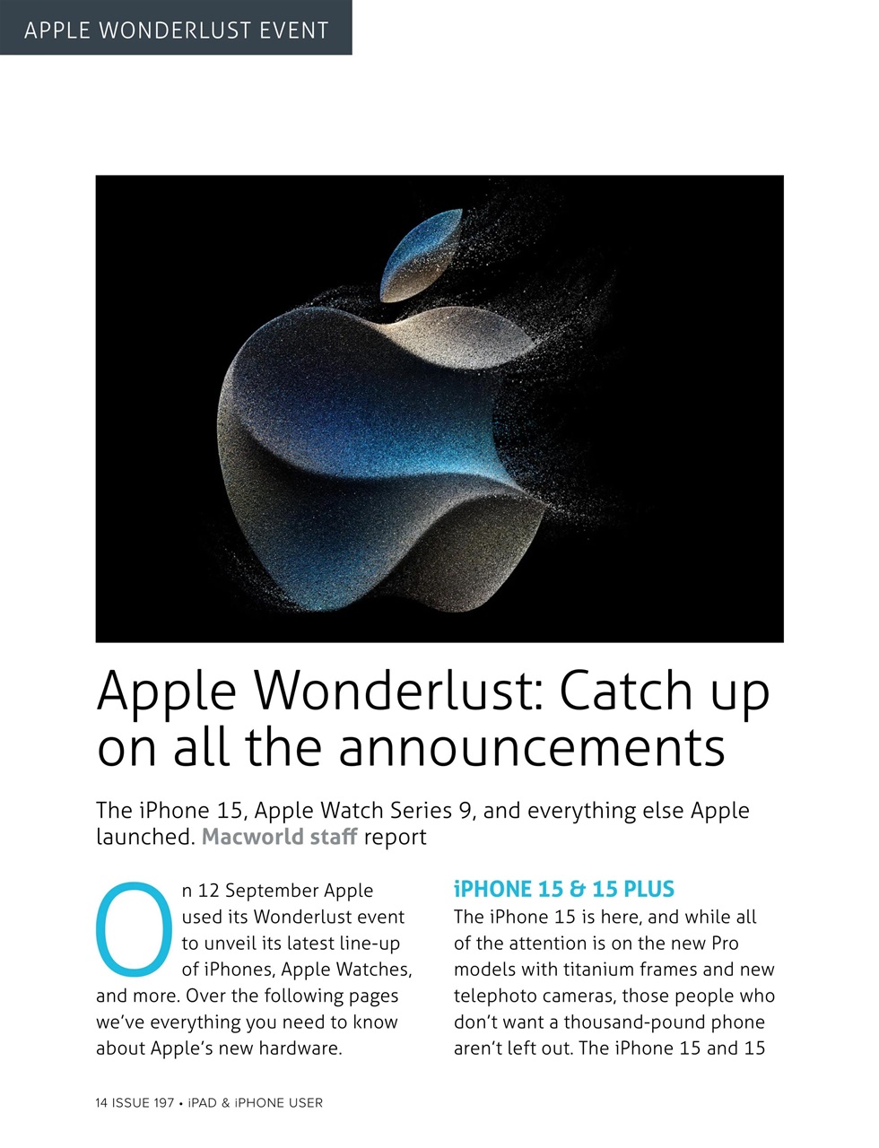 iPad and iPhone User Preview Pages