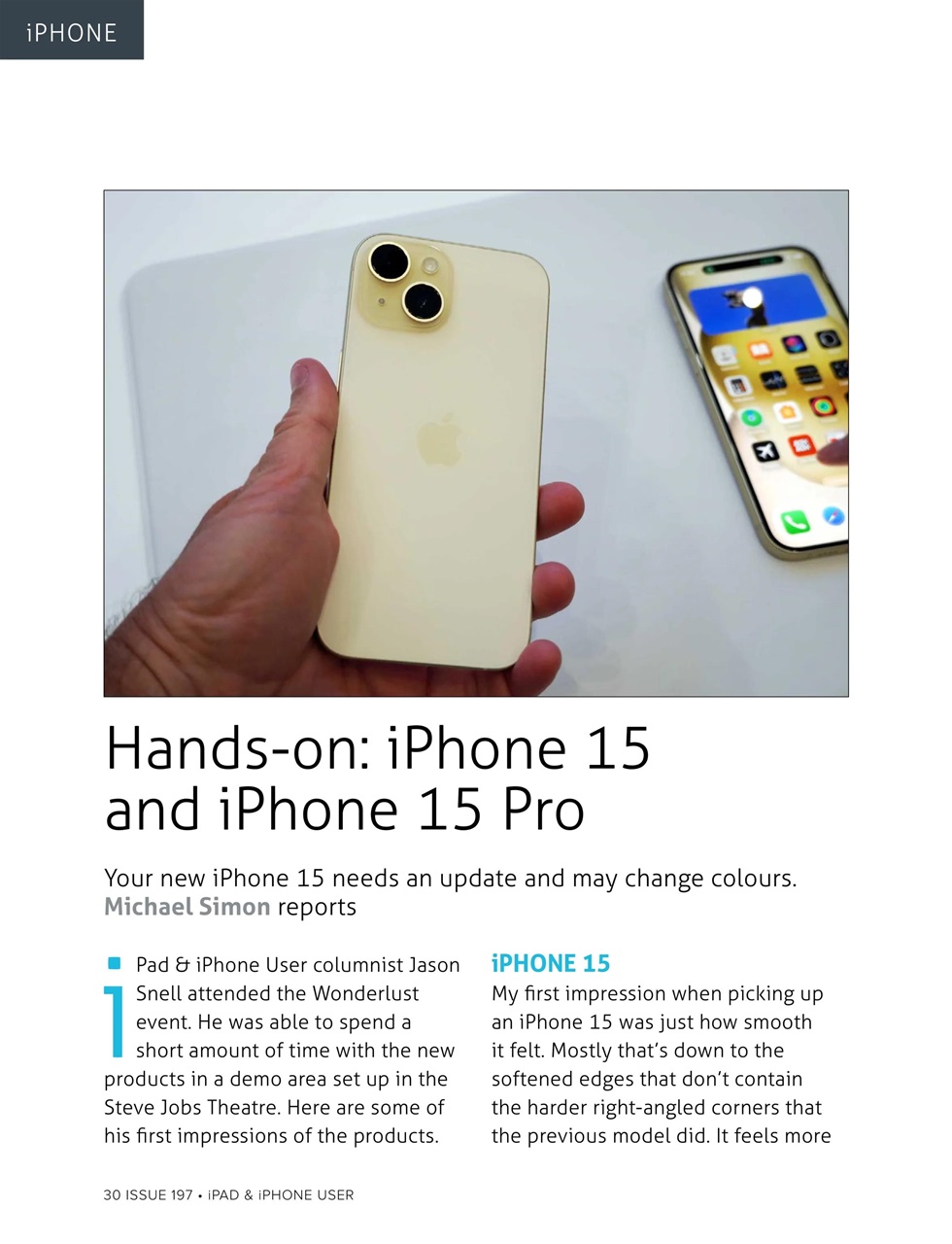 iPad and iPhone User Preview Pages
