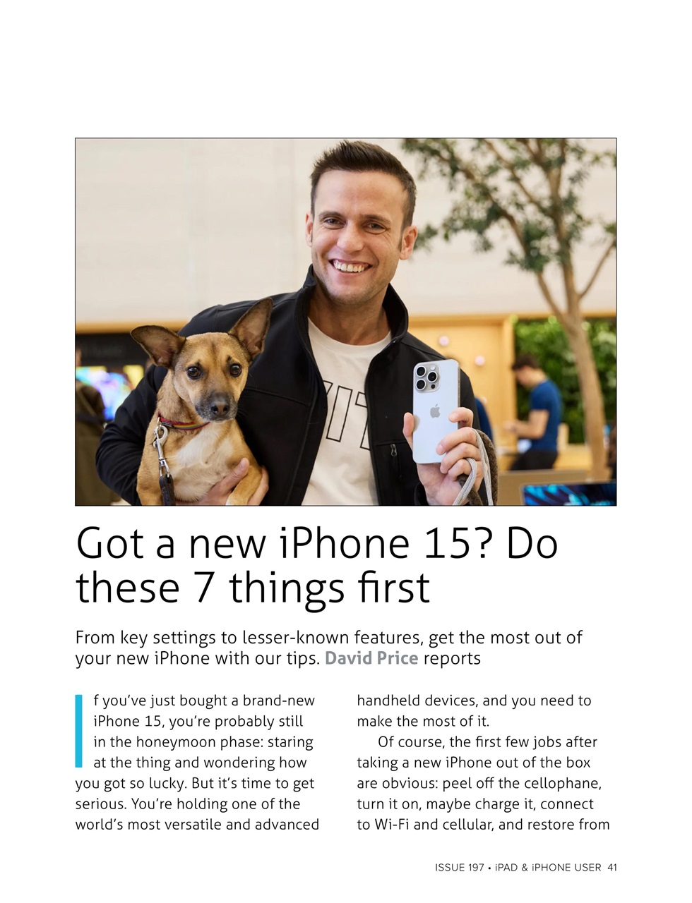 iPad and iPhone User Preview Pages
