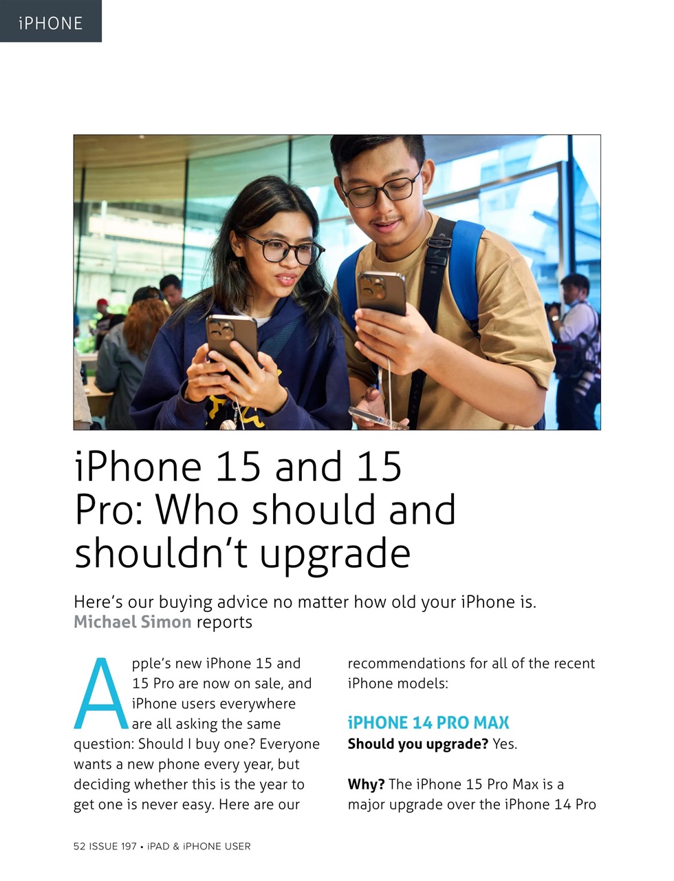 iPad and iPhone User Preview Pages