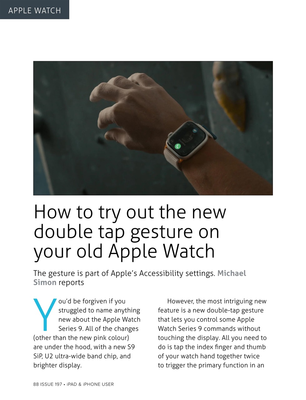 iPad and iPhone User Preview Pages