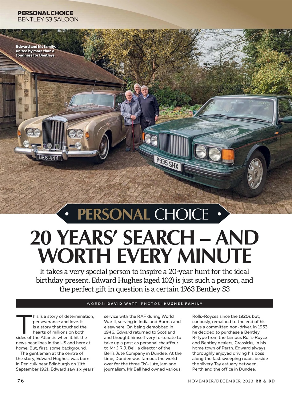 Rolls-Royce & Bentley Driver Preview Pages