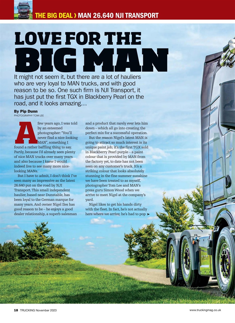 Trucking Magazine Preview Pages
