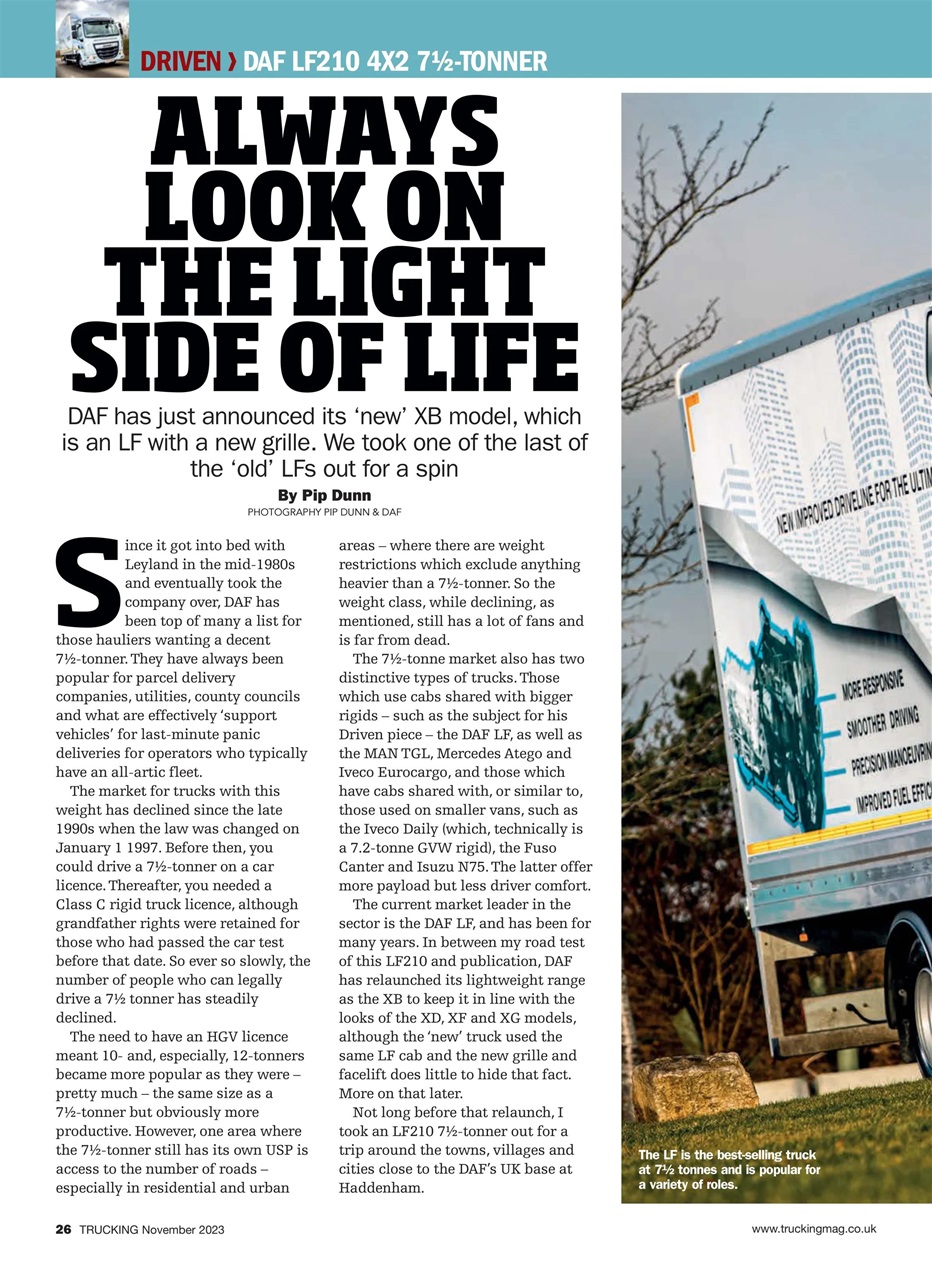 Trucking Magazine Preview Pages