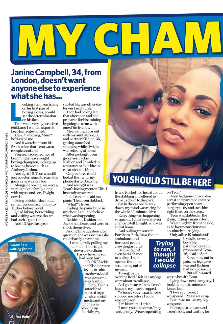 Pick Me Up Preview Pages