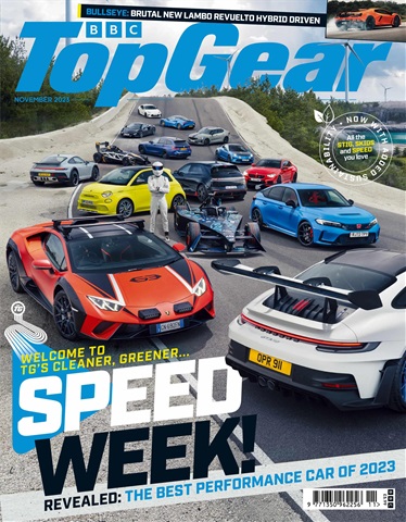 BBC Top Gear Magazine issue November 2023