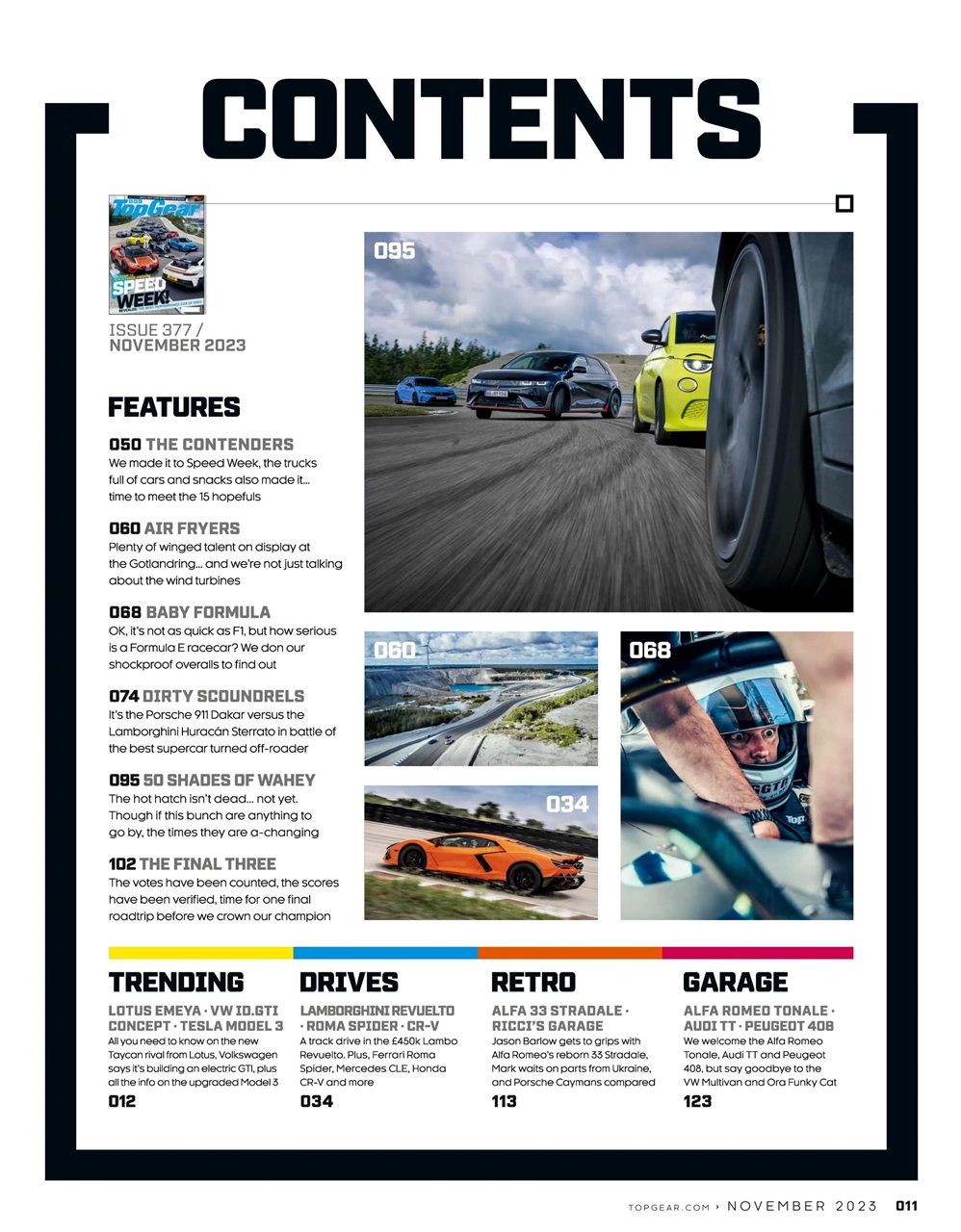 BBC Top Gear Magazine Preview Pages