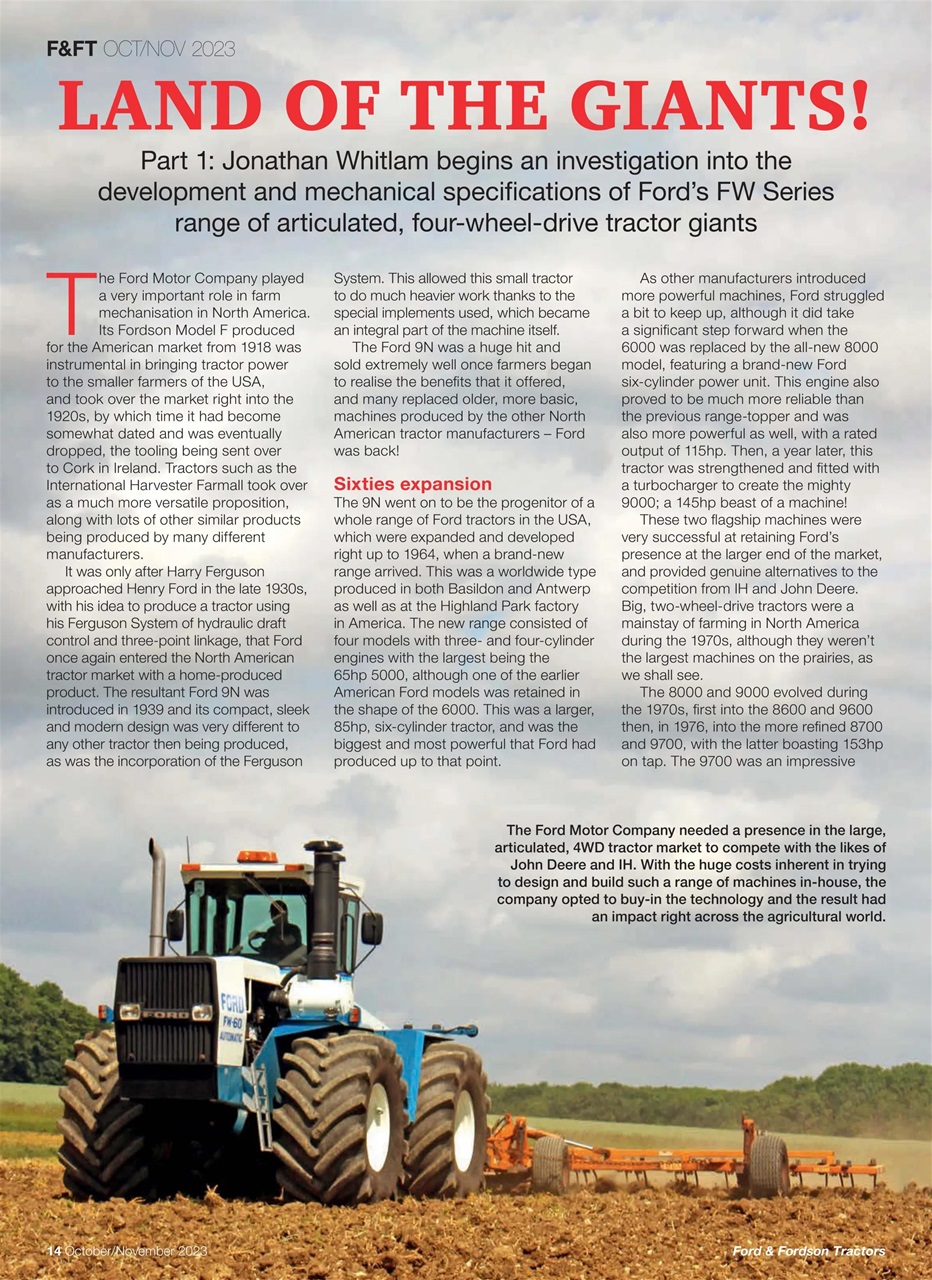 Ford & Fordson Preview Pages