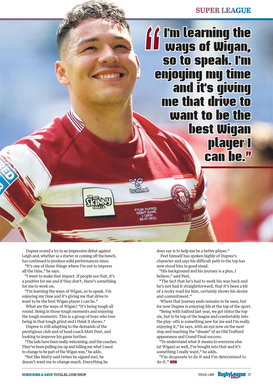 Rugby League World Preview Pages