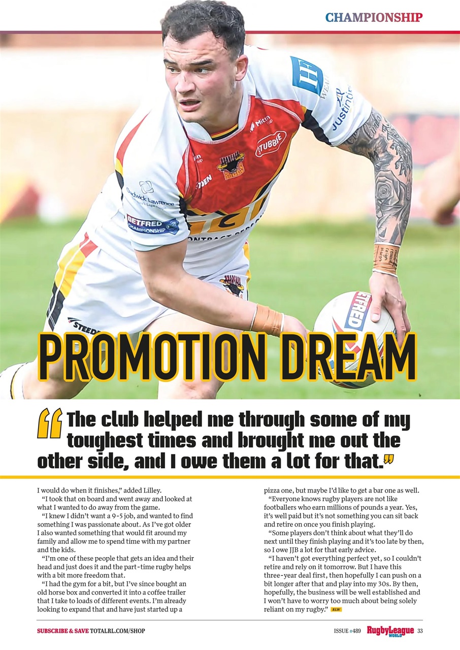 Rugby League World Preview Pages