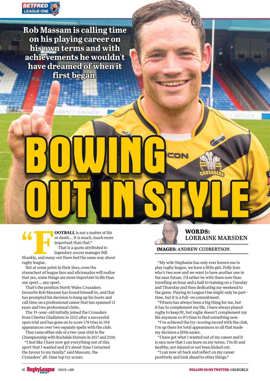 Rugby League World Preview Pages