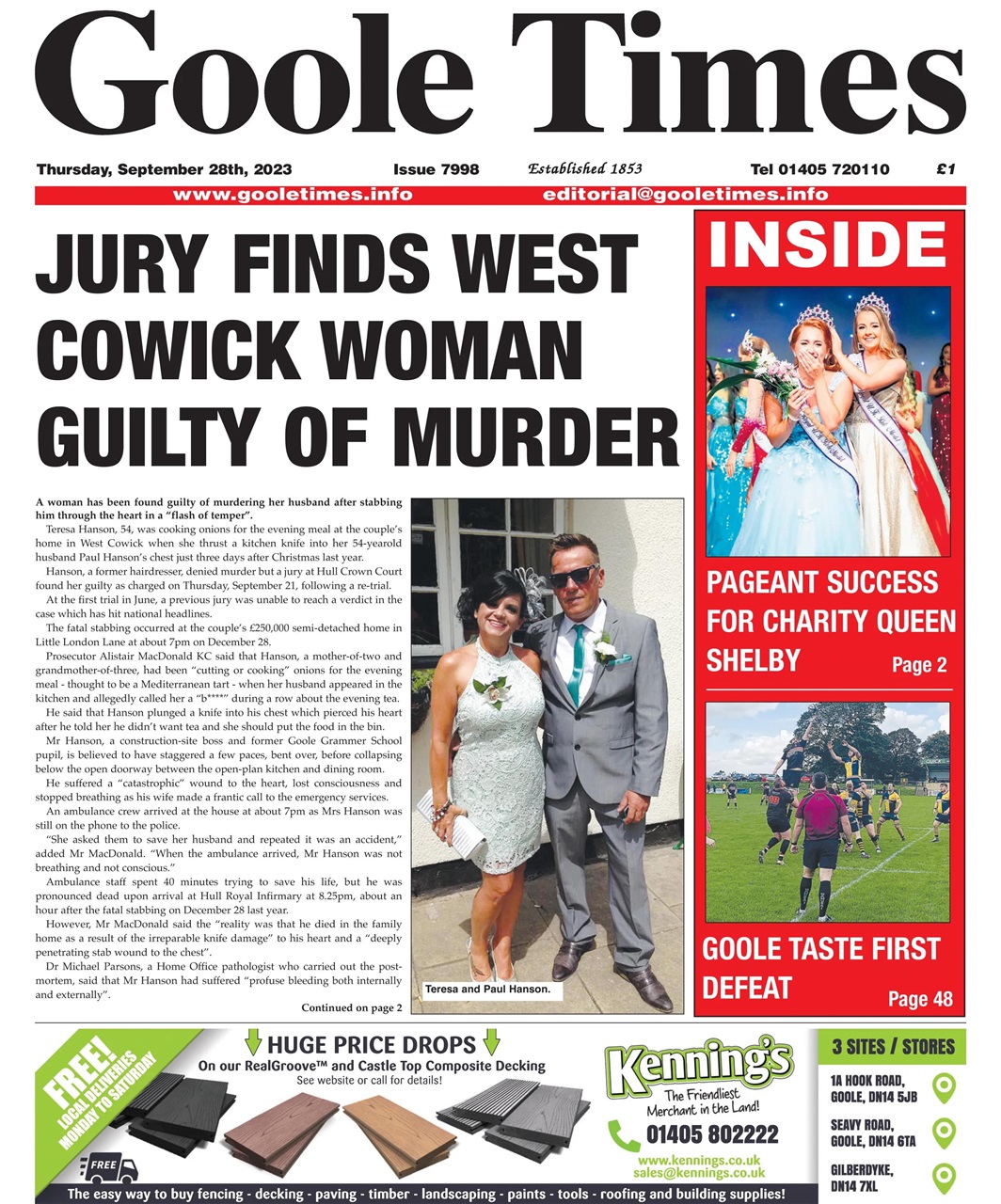 Goole Times Preview Pages
