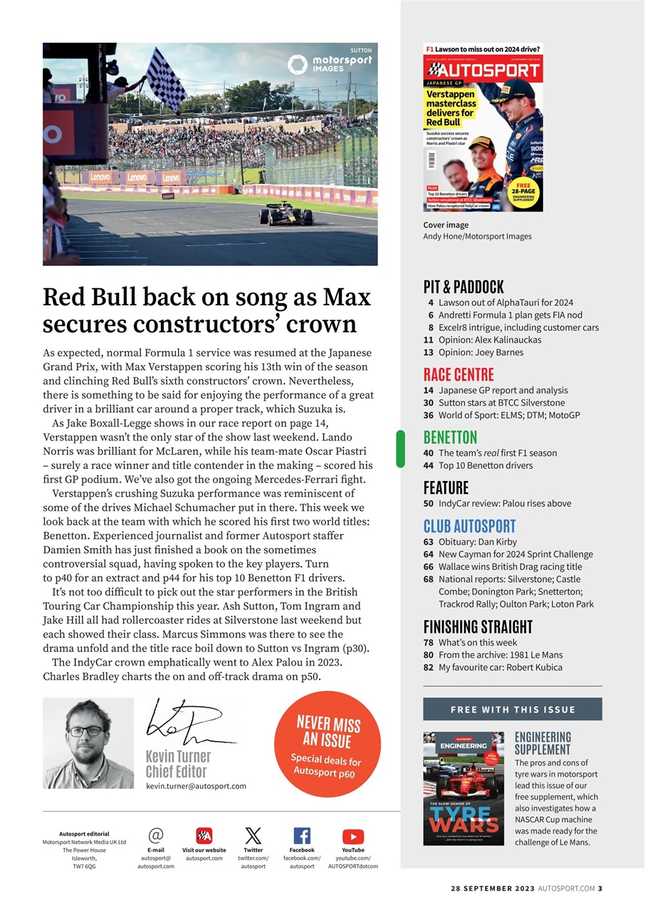 Autosport Preview Pages