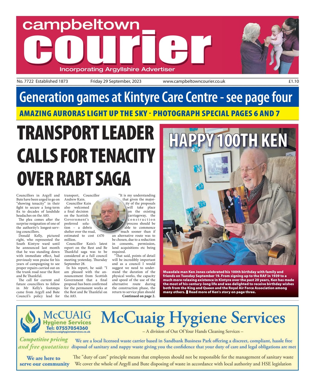 Campbeltown Courier Preview Pages