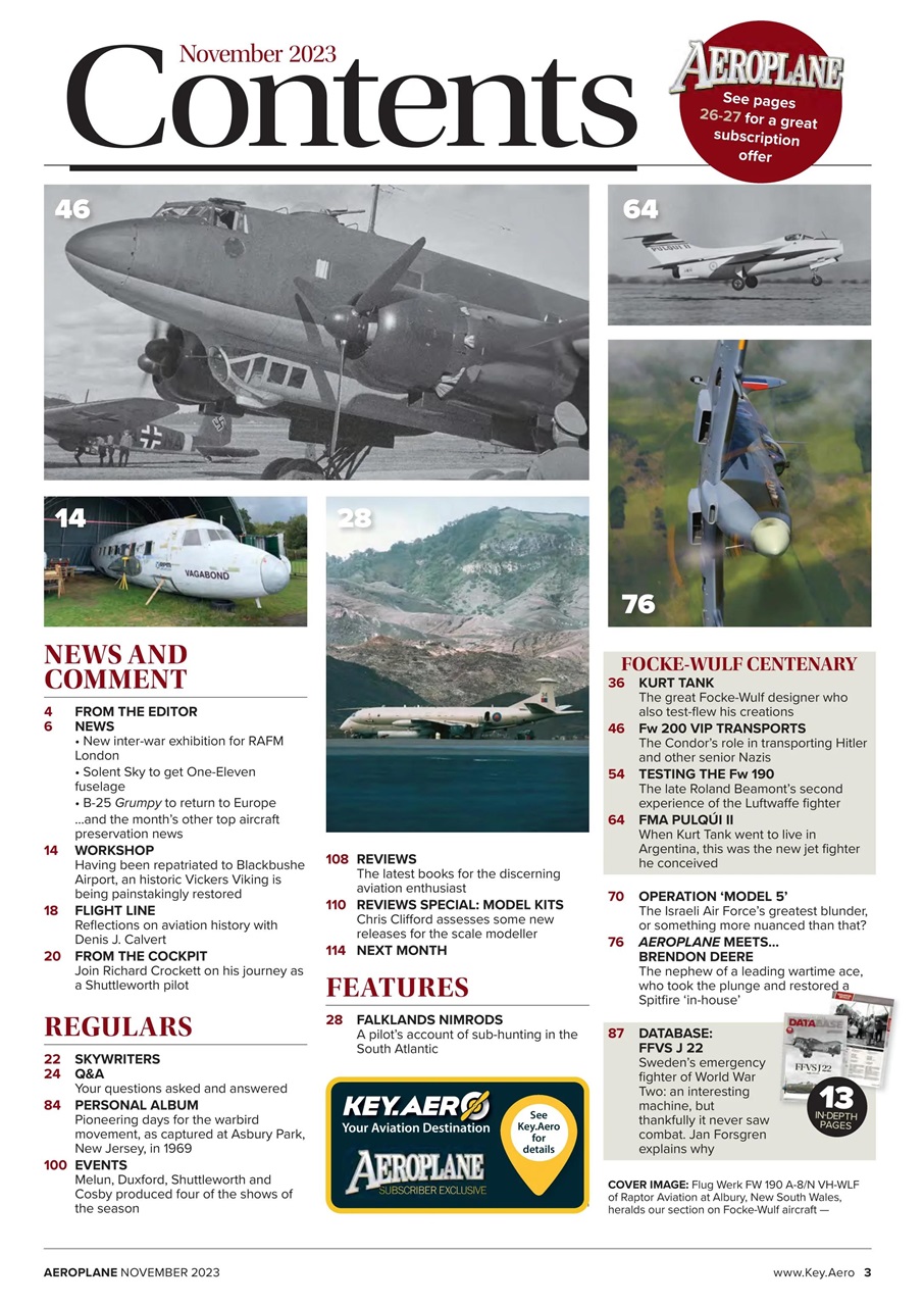 Aeroplane Preview Pages