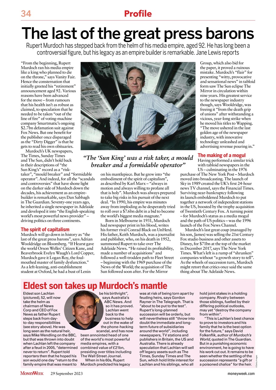 MoneyWeek Preview Pages