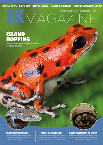 Exotics Keeper issue October 2023