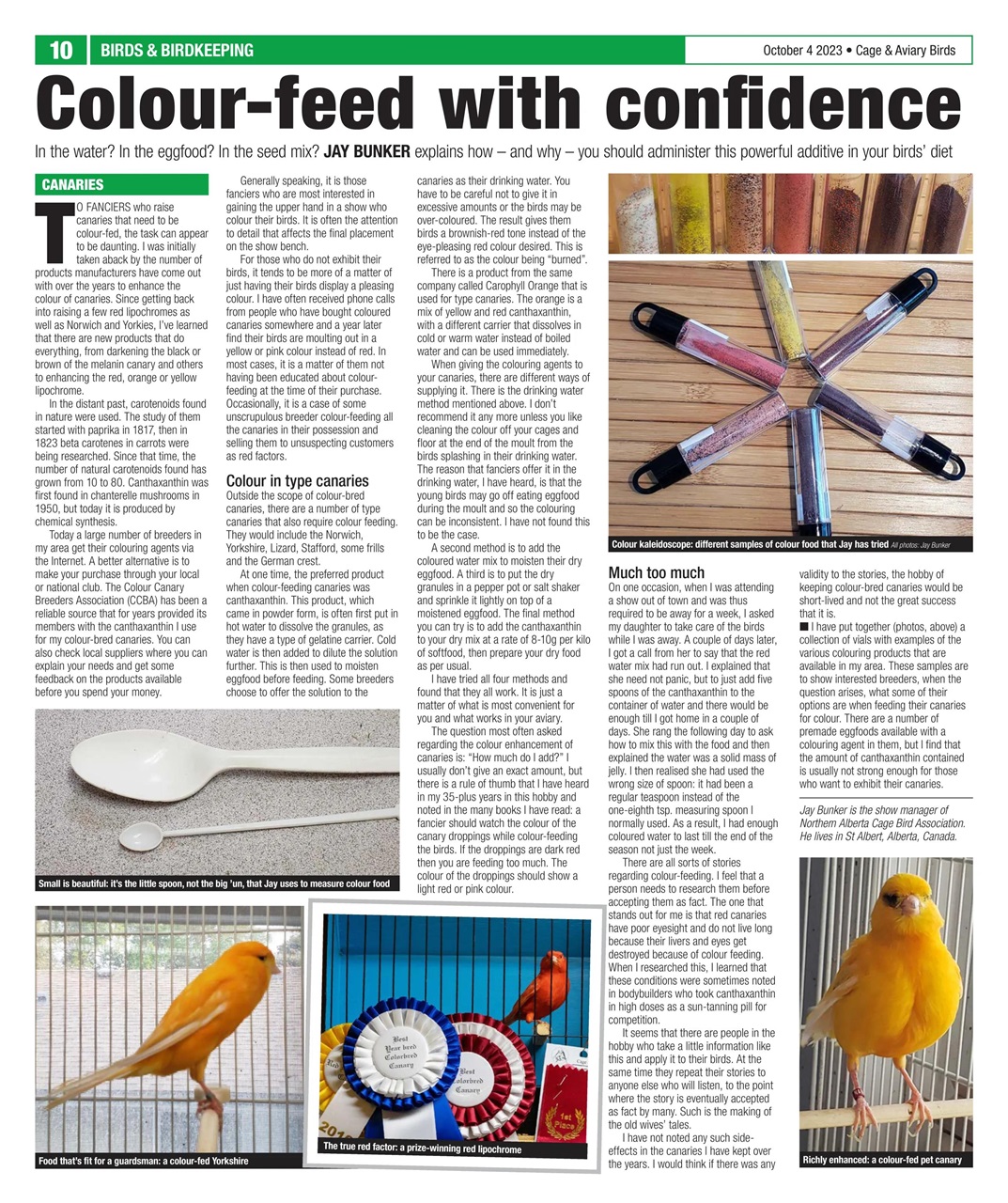 Cage & Aviary Birds Preview Pages