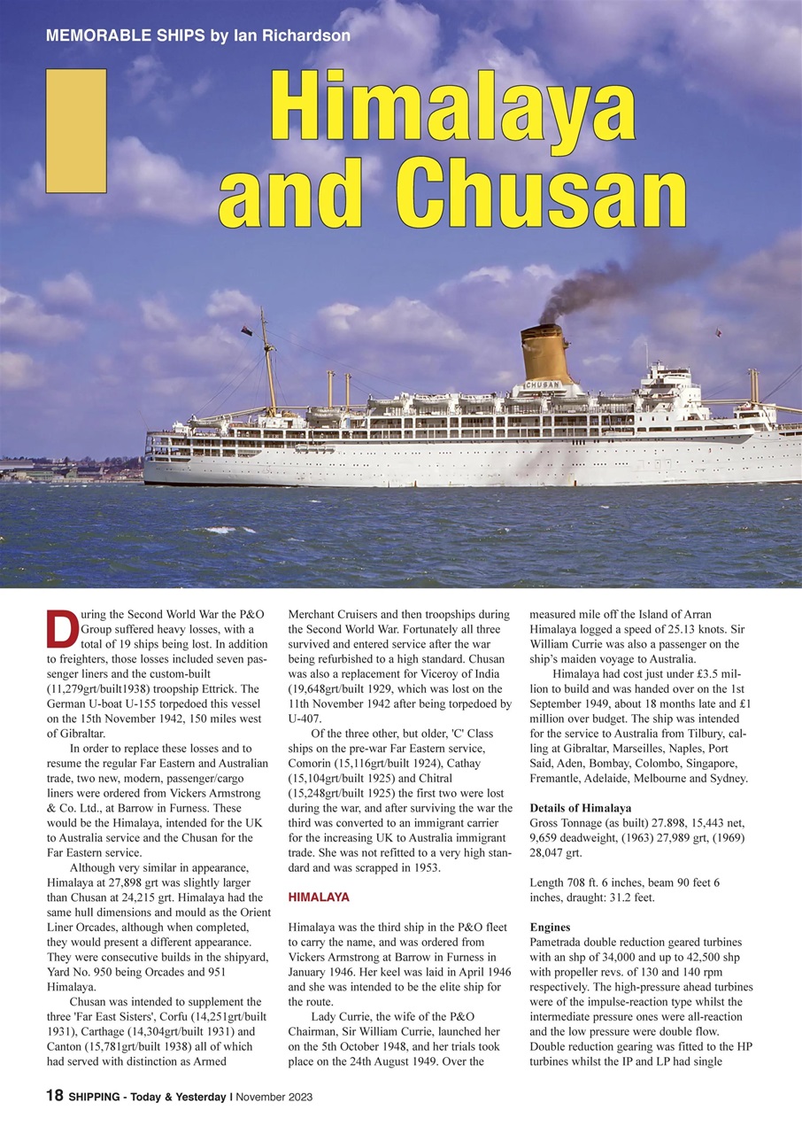 Shipping Today & Yesterday Preview Pages