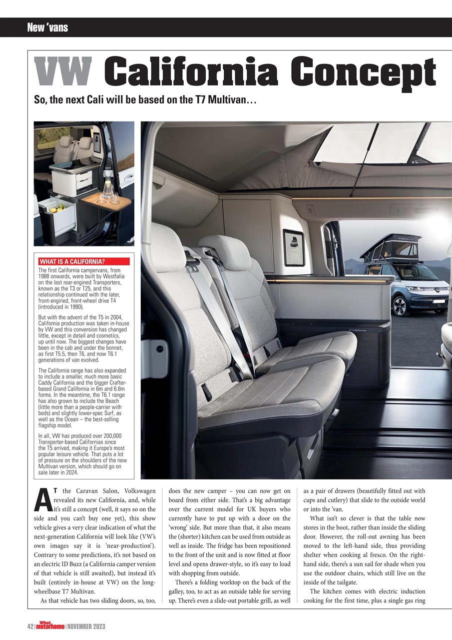 What Motorhome magazine Preview Pages