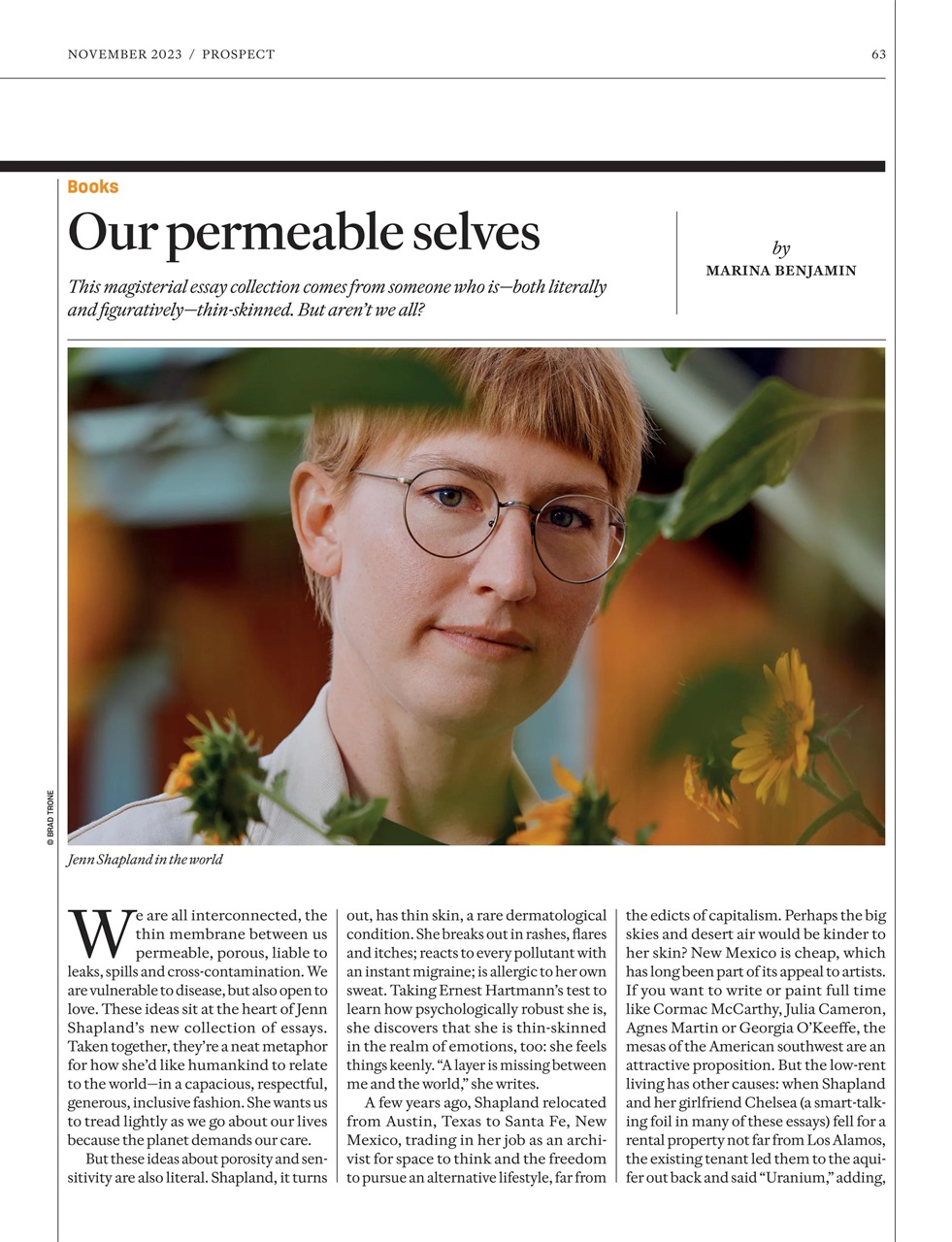 Prospect Magazine Preview Pages