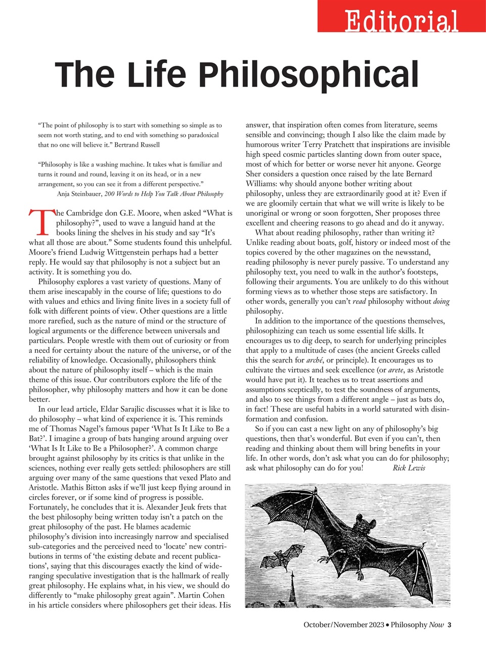 Philosophy Now Preview Pages