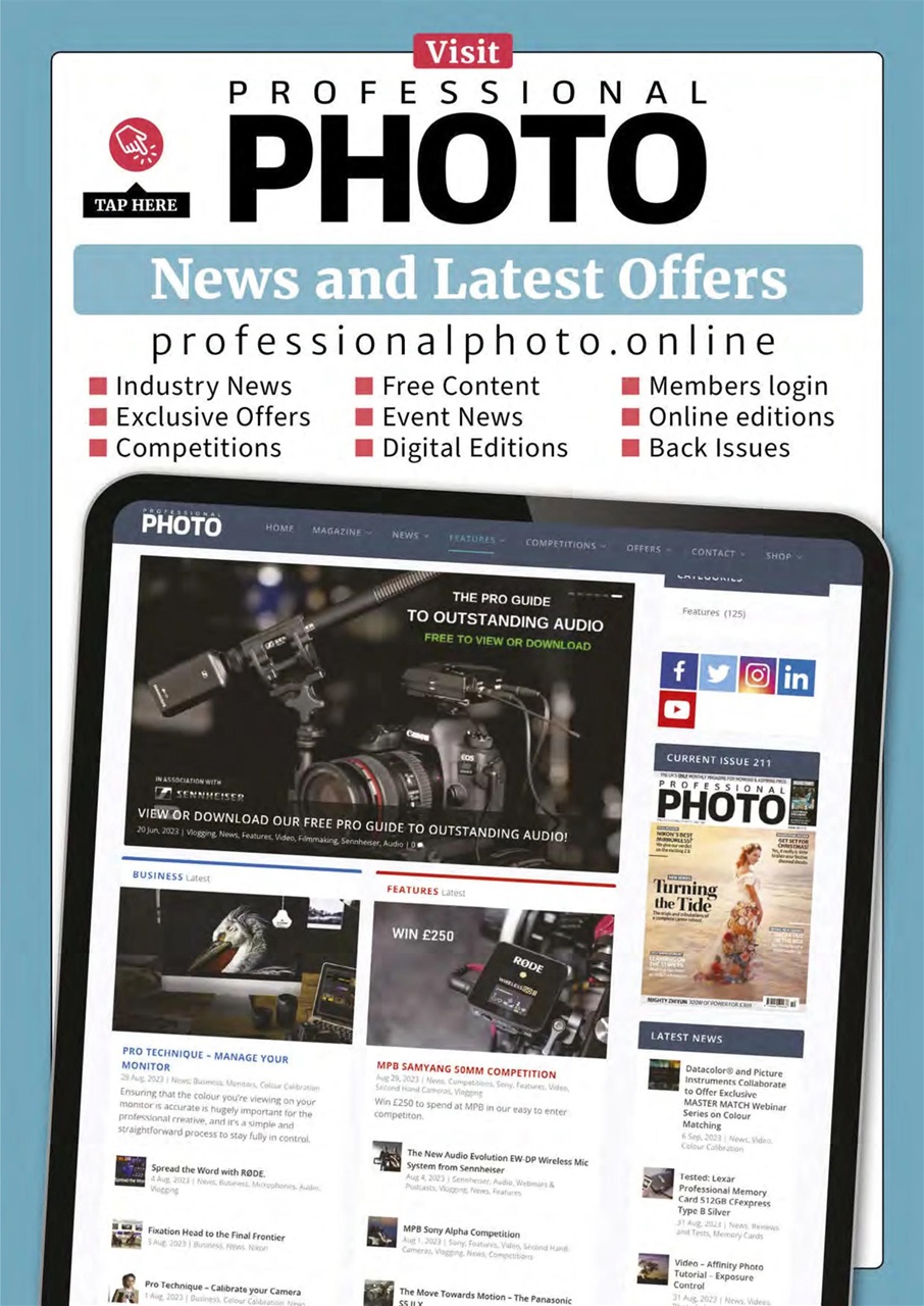 Professional Photo Preview Pages