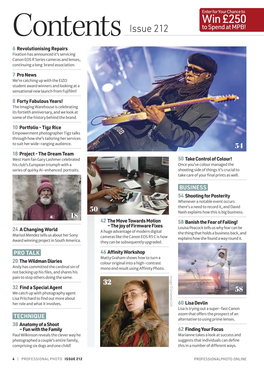 Professional Photo Preview Pages