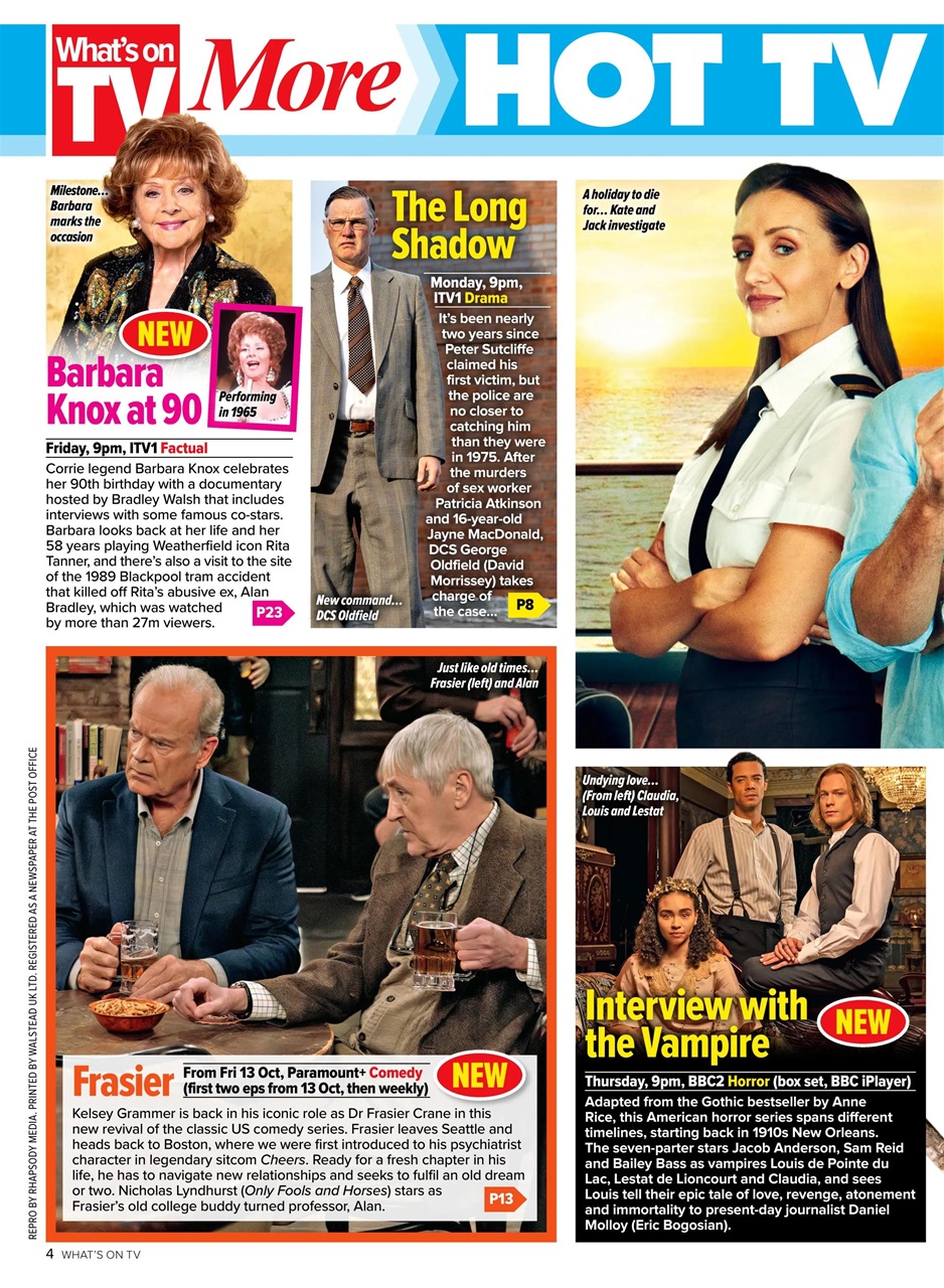 What's on TV Preview Pages