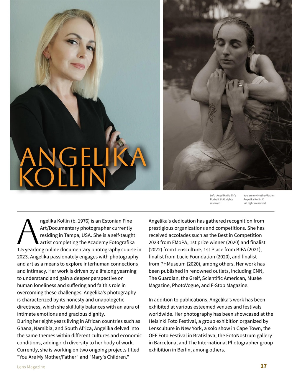 Lens Magazine Preview Pages