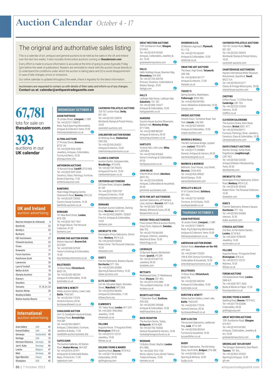 Antiques Trade Gazette Preview Pages